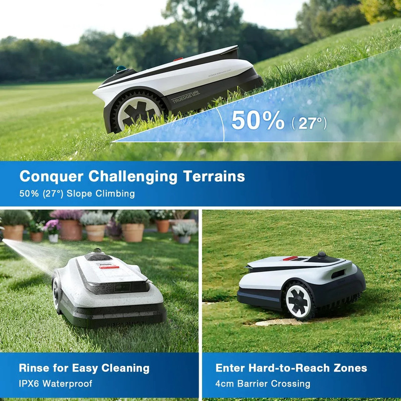 Ecovacs GOAT A3000 LiDAR Robotmaaier tot 3000 m² - Afbeelding 4